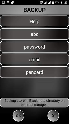 Black Note Notepad Notes 7 تصوير الشاشة