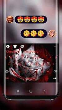 Blood Rose Keyboard Love Theme screenshot 1