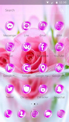 Pink Beautiful Rose Love Theme screenshot 6
