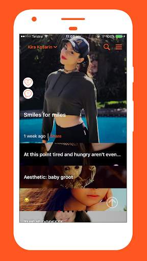 The IAm Kira Kosarin App 1 تصوير الشاشة