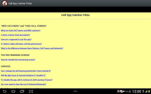 Cell Spy Catcher (Anti Spy) screenshot 10