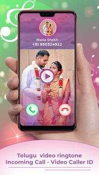 Telugu Video Ringtone For Incoming Call -Caller ID screenshot 1