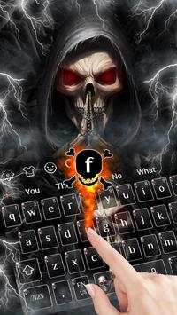 Death Devil Skull Keyboard Theme screenshot 2
