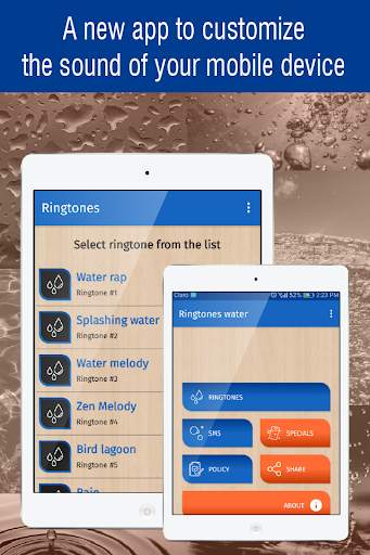 ringtones water for phone, water sounds free screenshot 6