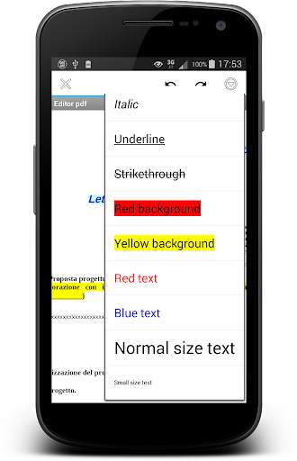 EDITOR TEXT FOR PDF screenshot 2