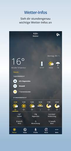 wetter.de – Dein Wetter, immer & überall screenshot 2
