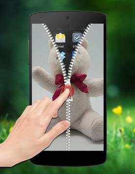 Teddy Bear Zipper Lock screenshot 4