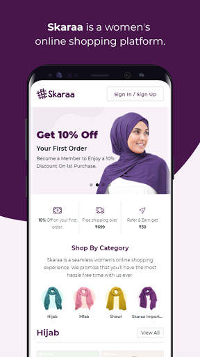 Skaraa - women's online shopping platform. screenshot 1