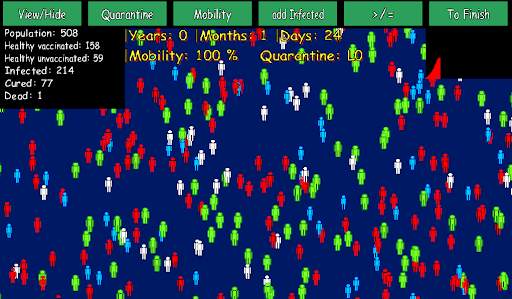 Vaczine, vaccination simulator screenshot 3