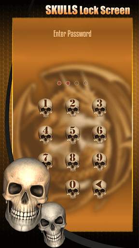 Skulls Lock Screen screenshot 5