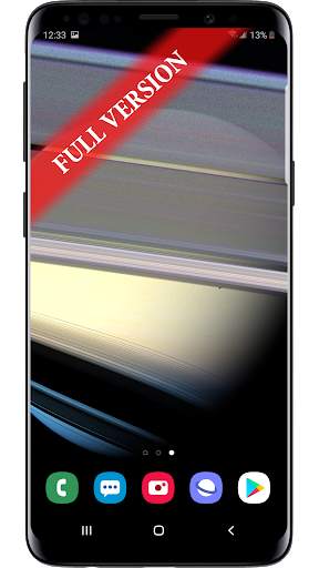 Planet Saturn Parallax 3D Live Wallpaper screenshot 6
