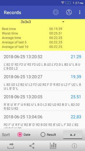 Cube Timer screenshot 2