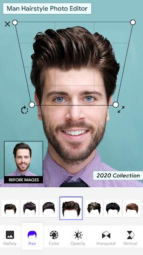 Man HairStyle Photo Editor screenshot 1
