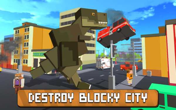 Blocky Zilla: City Crush screenshot 2