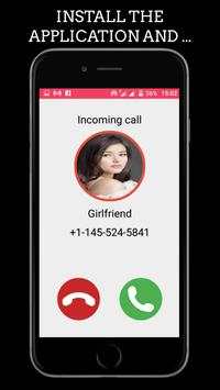 Call Simulator From GirlFriend (Prank)-2019 screenshot 1