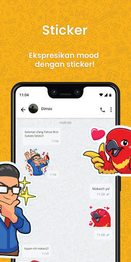 ChatAja - Indonesia Messenger & Lifestyle App screenshot 3