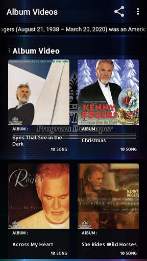 KENNY ROGERS Offline MP3 & Video Album Collection screenshot 9