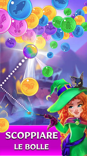 Bubble Shooter Witch 2021 - Magic Puzzle POP Games screenshot 2