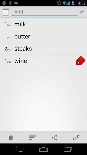 Shopping List screenshot 1