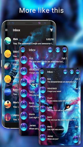 gb wa terbaru sms theme screenshot 3