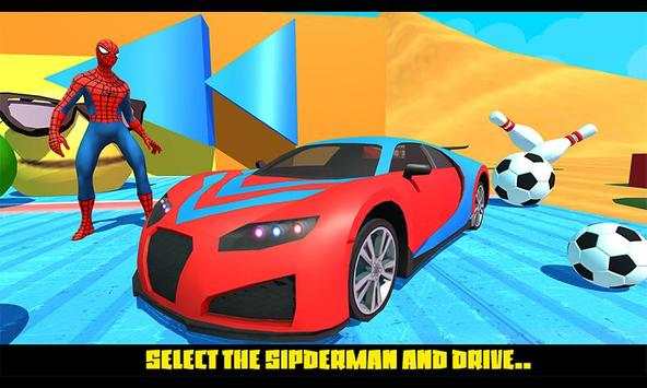 Superhero Car Super Stunts Driving Simulator screenshot 7