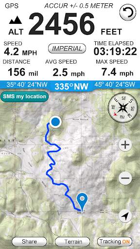 Altimeter GPS (Speedometer & Location Tracking) скриншот 2