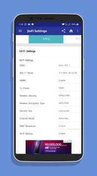JioFi Advanced Settings screenshot 3