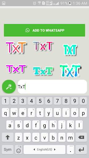 TxT Sticker Maker for WhatsApp – GB WA screenshot 3