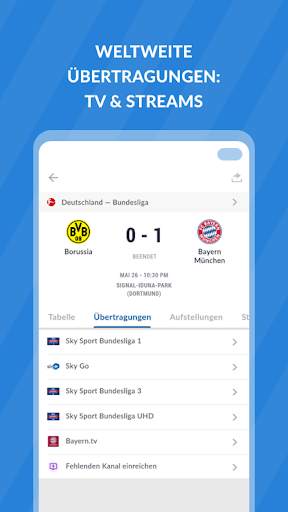 Live-Fußball-TV: Ergebnisse screenshot 3