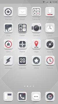 CM White - ZERO Launcher screenshot 3