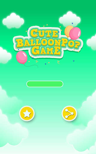 Cute Balloon Pop Game screenshot 1