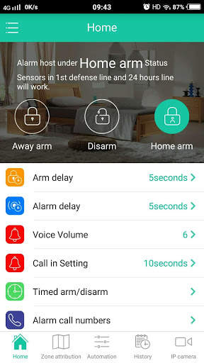 wifi sms alarm screenshot 2