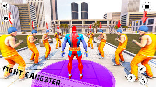 Flying Superhero Robot Games screenshot 6