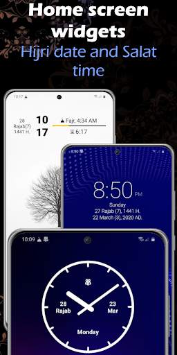Hijri - Islamic Widget & Salat time screenshot 1