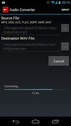 Audio Converter screenshot 4