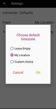 World Time Zones Clock / Time Zone Converter screenshot 3