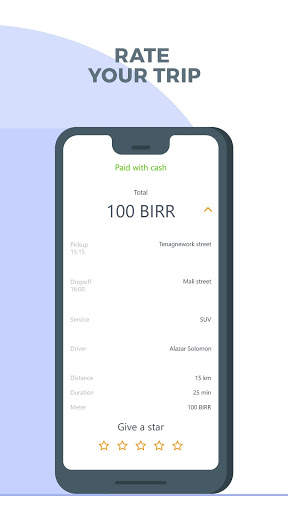 Seregela ride-hailing app in Addis Ababa, Ethiopia screenshot 5