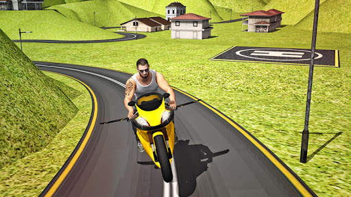 Fliegen Moto Racer 3D screenshot 1