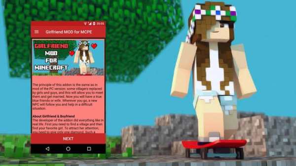 MOD Girlfriend for Minecraft (Girlfriend Mod) screenshot 1