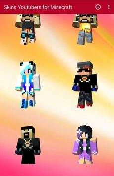 Youtubers Skins MCPE screenshot 3