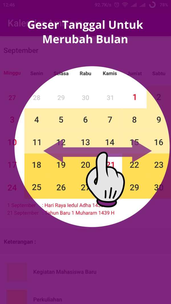 Kalender Amikom screenshot 2