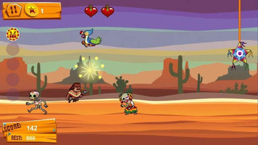 Cowboy Dash Runner - Addictive Shooting game скриншот 2