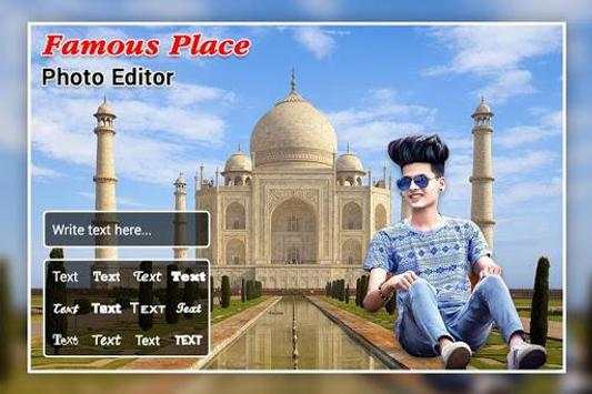 Famous Place Photo Editor 3 تصوير الشاشة
