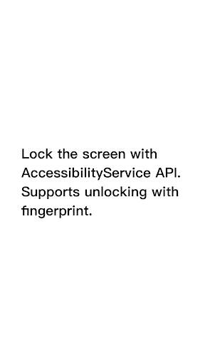 One Click Lock Screen screenshot 1