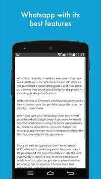 Guide for Whatsapp wth Tablet screenshot 3