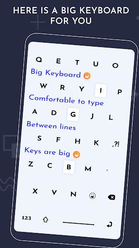 Big Keyboard : Large Keyboard स्क्रीनशॉट 3