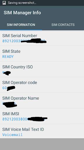 SIM Card Info 2018 screenshot 2