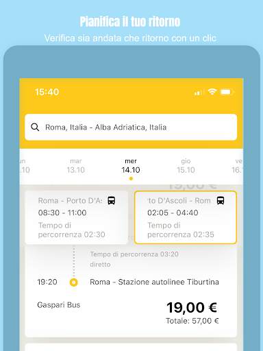 CheckMyBus: L’app di confronto degli autobus screenshot 9