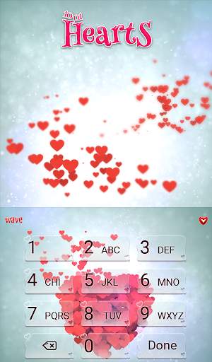 1001 Hearts Animated Keyboard   Live Wallpaper скриншот 5