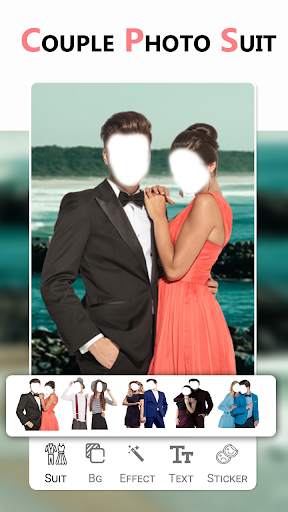 Couple Photo Suit - Love Couple Photo Editor 1 تصوير الشاشة